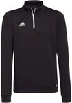 adidas Entrada 22 1/4-Zip Trainings-Top Kinder H57547 - black 152