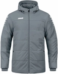 JAKO Team Coachjacke Stadionjacke mit Kapuze Herren steingrau 3XL