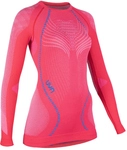 UYN Ambityon langarm Funktionsshirt Damen geranium/lime/atlantic L/XL