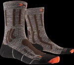 X-SOCKS Trek X Linen Trekkingsocken suede melange/x-orange/black 39-41
