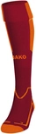 JAKO Lazio Stutzenstr&uuml;mpfe weinrot/neonorange 2 (31-34)