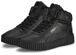 PUMA Carina 2.0 Mid-Top Sneaker gef&uuml;ttert M&auml;dchen PUMA black/PUMA black/dark shadow