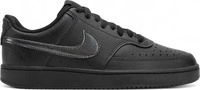 Nike CD5434-003, NIKE Court Vision Low Sneaker Damen 003 - black/black 38