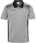 uhlsport GOAL Poloshirt Kinder dark grey melange/schwarz 140