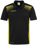 uhlsport GOAL Poloshirt Kinder schwarz/limonengelb 140
