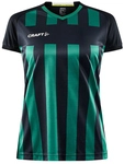 CRAFT Progress 2.0 Stripe Trikot Damen 999651 - black/team green XS