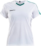 CRAFT Progress Contrast Trikot Damen 3900 - white/team green XS