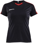 CRAFT Progress Contrast Trikot Damen 9430 - black/bright red XS