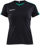 CRAFT Progress Contrast Trikot Damen 9651 - black/team green XS