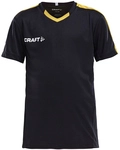 CRAFT Progress Contrast Trikot Kinder 9552 - black/sweden yellow 122/128