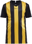 CRAFT Progress Stripe Trikot Kinder 9552 - black/sweden yellow 122/128