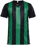CRAFT Progress Stripe Trikot Kinder 9651 - black/team green 122/128