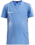 CRAFT Squad Go Solid Trikot Kinder 1341 - mff blue 122/128