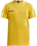 CRAFT Squad Go Solid Trikot Kinder 1552 - sweden yellow 122/128