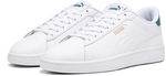 PUMA Smash 3.0 Leder-Sneaker 14 - PUMA white/malachite/PUMA gold 40