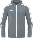 JAKO Power Kapuzenjacke Herren 840 - steingrau S