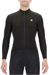 UYN Airwing Winter langarm Fahrradtrikot Herren black/black L