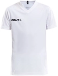 CRAFT Squad Go Solid Trikot Kinder 1900 - white 122/128