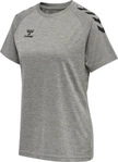 Hummel 211944-2006, hummel Core XK Poly Trainingsshirt Damen grey melange L