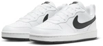 NIKE Court Borough Low Recraft Sneaker Kinder 104 - white/black 35.5