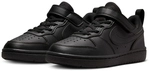 NIKE Court Borough Low Recraft Sneaker Kinder 002 - black/black-black 27.5