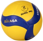 MIKASA V333W School Pro Volleyball 000 - blau/gelb 5