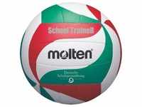 molten School TraineR Volleyball V5M-ST weiß/grün/rot 5