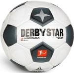 DERBYSTAR Bundesliga Brillant Classic Mini-Fu&szlig;ball 2023/24 wei&szlig;/schwarz/grau