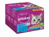 whiskas Portionsbeutel Katzen-Nassfutter Multipack Vorratspack 1+ Fisch Auswahl...
