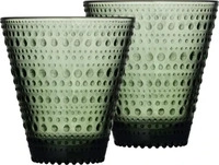 Iittala Glas 2er-Set Kastehelmi tannengr&uuml;n