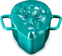 Le Creuset Star Trek Pearlized Bleu Riviera Balok-Mini-Cocotte 0,3 l