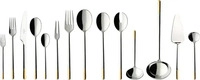 Villeroy & Boch Besteck-Set 70-tlg. Ella Edelstahl teilvergoldet