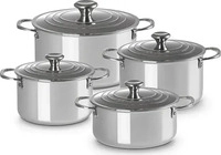 Le Creuset Topf-Set 4-tlg. edelstahl