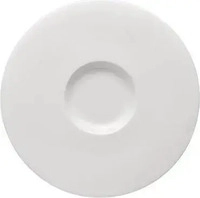 Rosenthal Tee/Cappuccino-Untertasse 16 cm Brillance Wei&szlig;