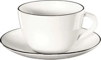 ASA Kaffeetasse mit Untere 0,21 l A Table Ligne noir