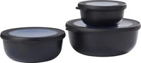 Mepal Starter Set Cirqula flach Multibowl 3tlg. nordic black