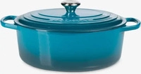 Le Creuset Br&auml;ter mit Deckel 31 cm Signature Deep Teal