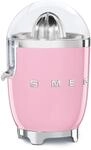 SMEG Zitruspresse "CJF11PKEU", pink (cadillac pink), B:16,5cm H:28,1cm T:18,9cm,