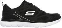 Sneaker SKECHERS "SUMMITS-SUITED", Damen, Gr. 36, schwarz-wei&szlig; (schwarz,...