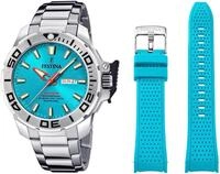 Taucheruhr FESTINA "The Originals/Diver", silber (silberfarben, hellblau),