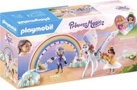 Konstruktions-Spielset PLAYMOBIL "Himmlischer Pegasus mit Regenbogen (71361),