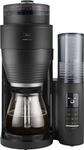 MELITTA Kaffeemaschine mit Mahlwerk "AromaFresh Pro X 1030-02", silber (schwarz,