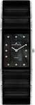 Keramikuhr JACQUES LEMANS "Dublin", schwarz (schwarz, silberfarben), Armbanduhren,