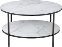 Couchtisch SALESFEVER "Caorle Coffeetable im minimalistischen Stil", schwarz-wei&szlig;