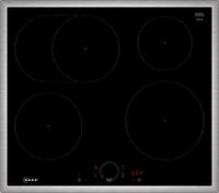 NEFF Induktions-Kochfeld "T56SHF1L0", grau (silberfarben), B:58,3cm H:5,5cm T:51,3cm,