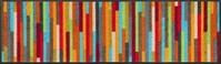 L&auml;ufer "Mikado Stripes" Gr. 20, bunt, B:35cm H:7mm L:120cm, Kunstfaser, WASH+DRY BY