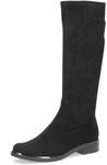 Schlupfstiefel CAPRICE, Damen, Gr. 36, XS-Schaft, schwarz, Textil, unifarben,...
