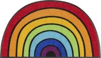 Fu&szlig;matte "Round Rainbow", bunt, B:50cm H:7mm L:85cm, Polyamid, WASH+DRY BY