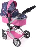 Kombi-Puppenwagen CHIC2000 "Mika", bunt (butterfly rosa), Puppenwagen, KinderB:41cm