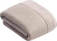 Badetuch VOSSEN "Pure", grau (urban grau), B:100cm L:150cm, Frottier, Obermaterial: